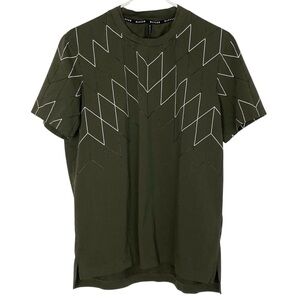 Neil Barrett Tshirt Mens Medium Tee Tunic Shirt Green Crewneck Short Sleeve